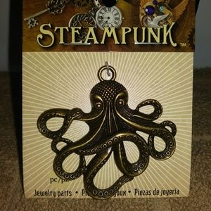 Steampunk octopus pendant 🔥